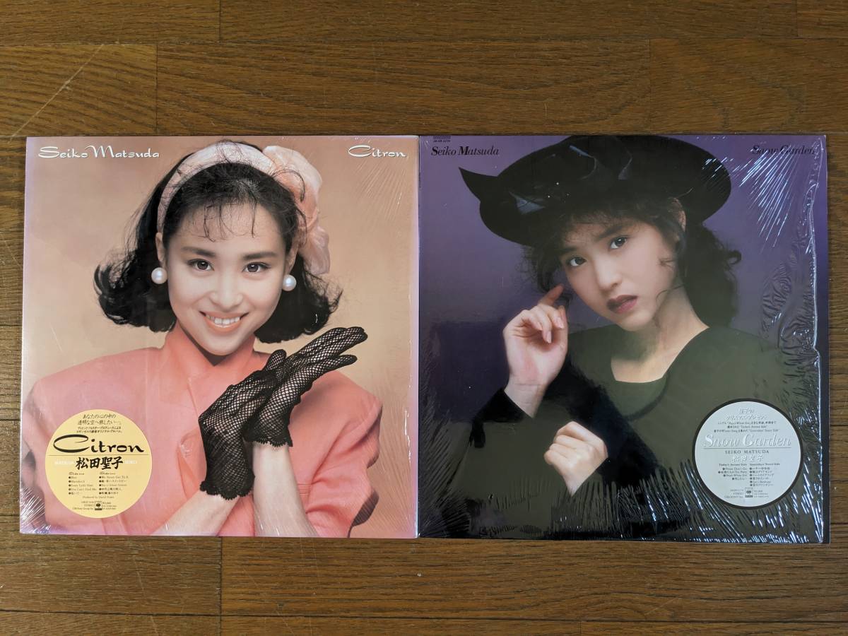 ◇松田聖子最強セット◇「CITRON」含む極美帯付LP34枚セット！LP完全 
