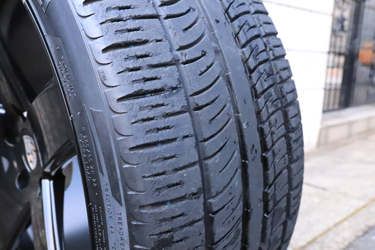 ポルシェ　カイエン　958　22インチ　鍛造ホイール　タイヤ山あり 285/35-22 22×10.5J ◆京都府　引取希望_5