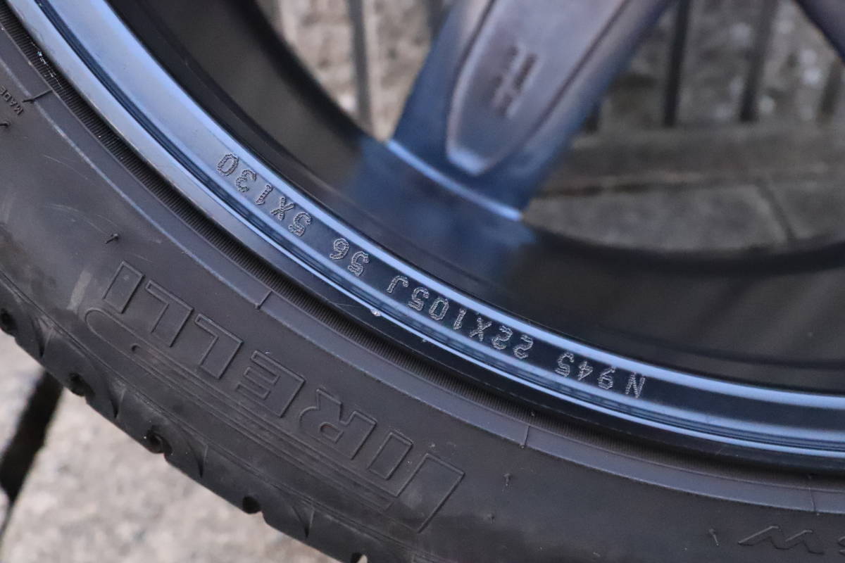 ポルシェ　カイエン　958　22インチ　鍛造ホイール　タイヤ山あり 285/35-22 22×10.5J ◆京都府　引取希望_7