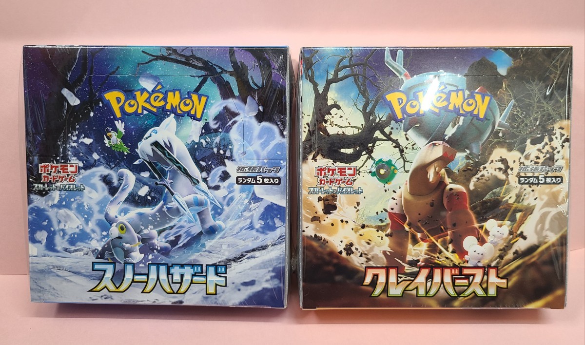 ポケモンカード BOX未開封 スノーハザード&クレイバースト 【公式通販】