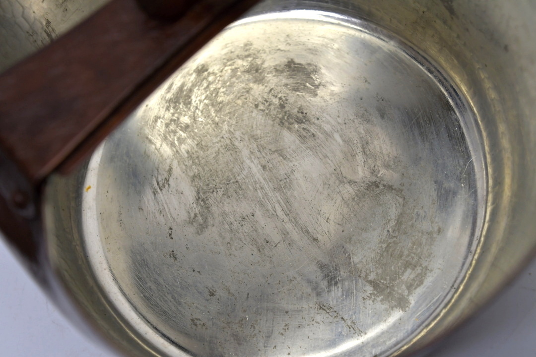 872 木村清斎 利休好 銅釣瓶水指 ○ 共箱 栞 茶道具 煎茶道具 茶室