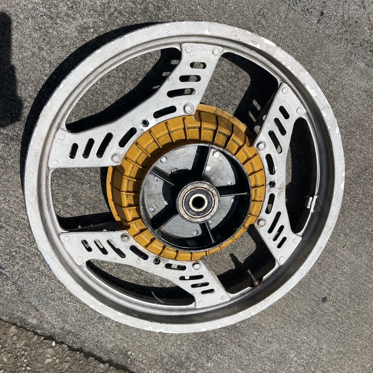 CBX400F 前後 メッキホイール インボード キャリパー タイヤ セット