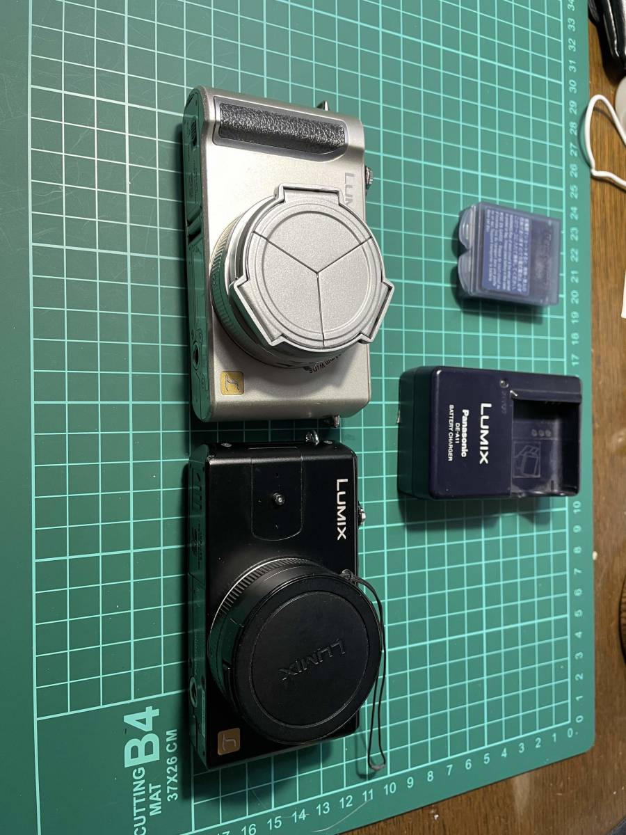 Panasonic DMC-LX2とLX3の中古2台セット、簡単な動作確認して