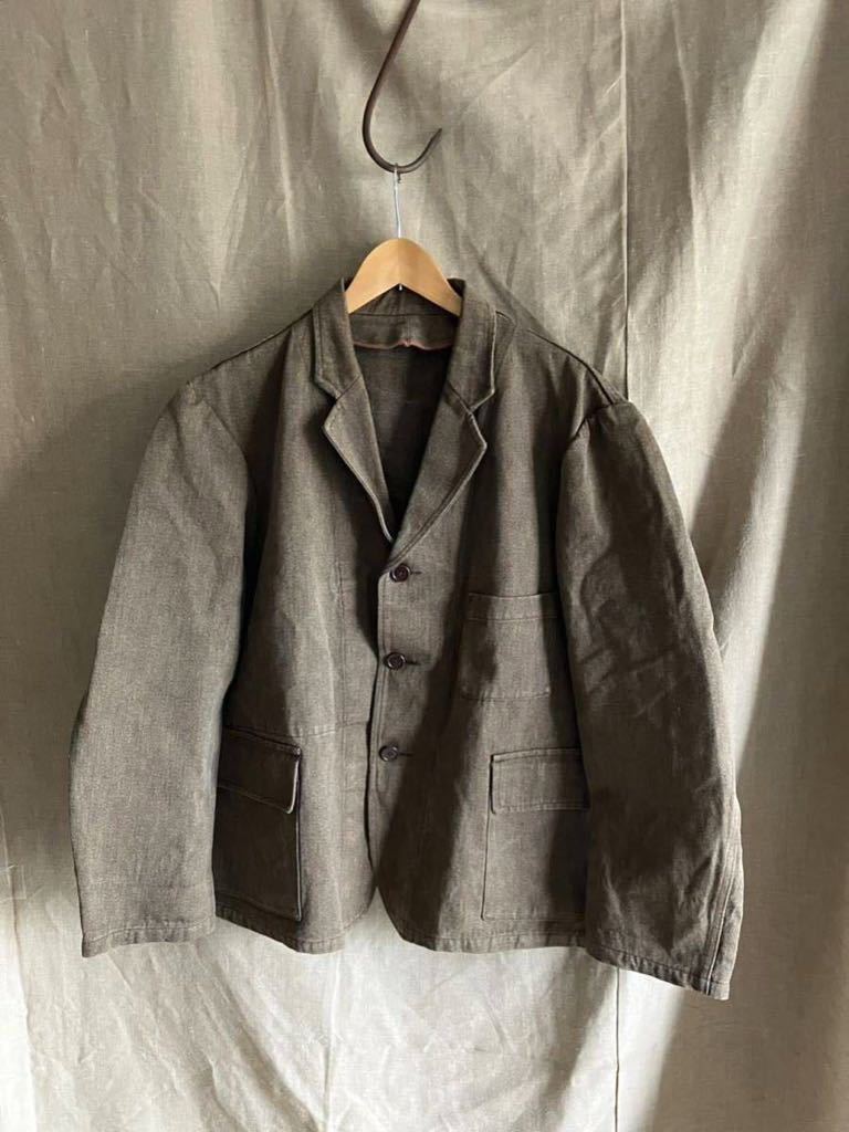 スペシャル　フランス　ビンテージ　インディゴリネン　パーカー　リバース　カバーオール　シャンブレー　LEE Levi's 一枚袖　アメリカ