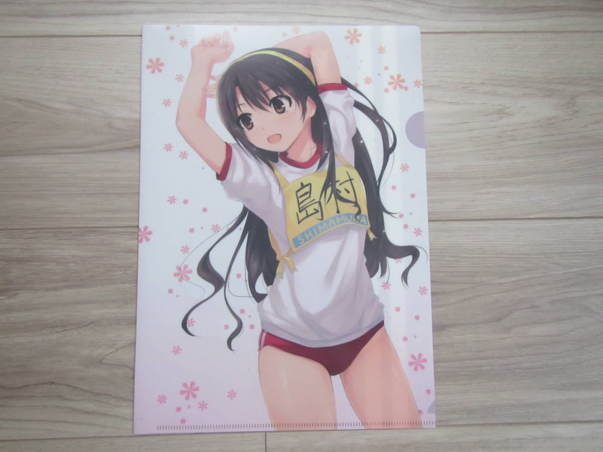 R-02】珈琲貴族 島村卯月 A4 クリアファイル ブルマ 体操着 イラスト