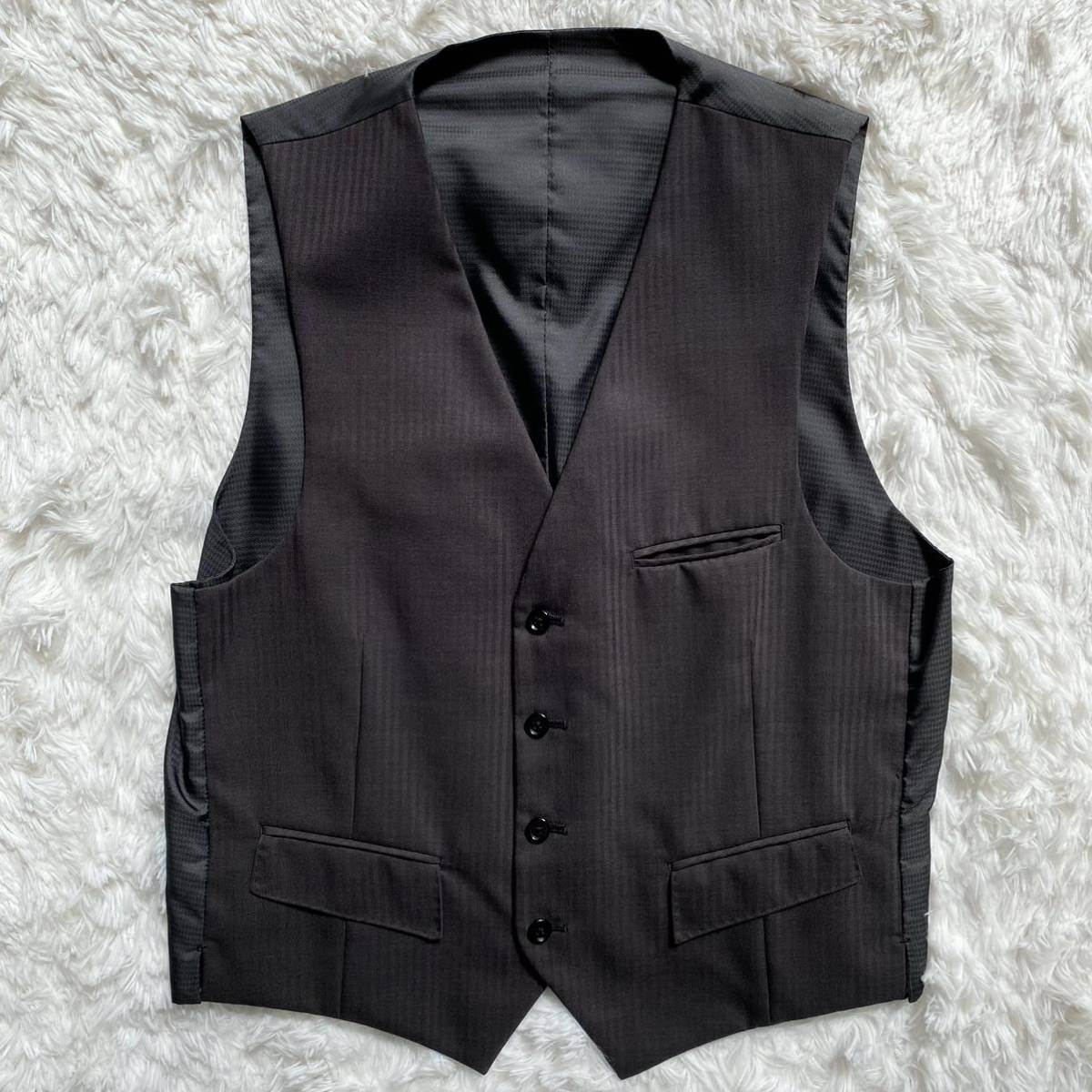 贅沢3ピース! オリヒカ【紳士の定番】ORIHICA スーツ スリーピース