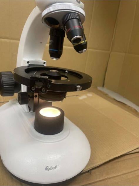 顕微鏡 対物レンズ 4/0.10/ 10/0.25 40/0.65 160/0.17 通電のみ、その他未確認現状品ジャンク品部品取り