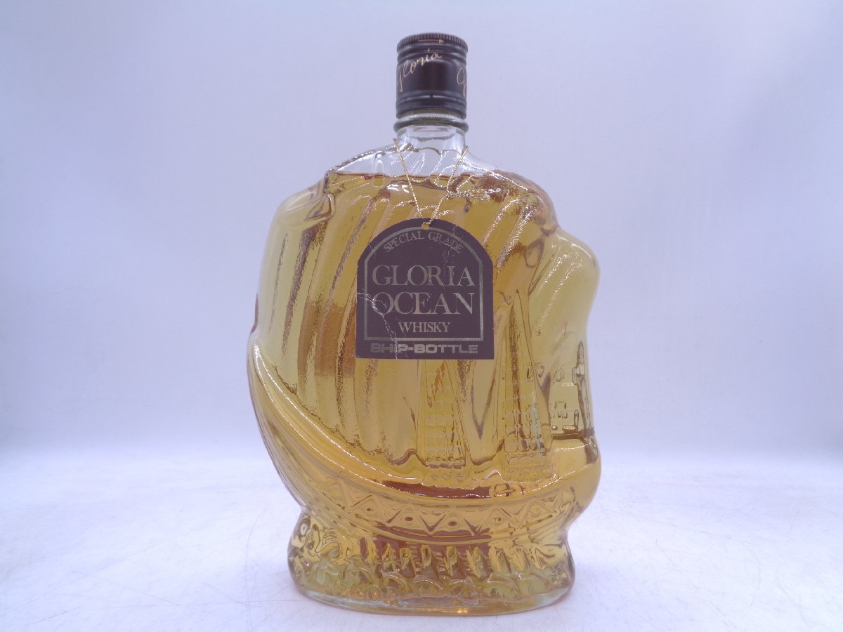 GLORIA OCEAN ウイスキー特級 帆船ボトル 760ml GLORIA OCEAN グロリア オーシャン シップボトル 帆船 ウイスキー 特級