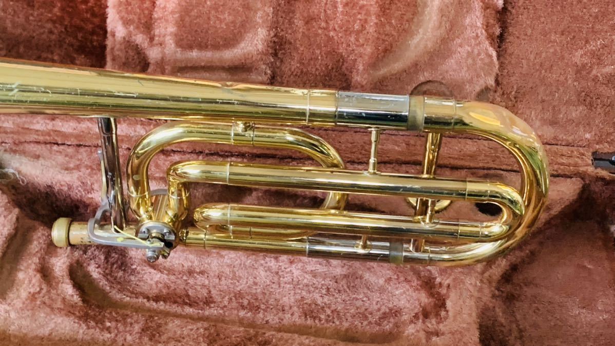 YBL-322 バストロンボーン ヤマハ YAMAHA 太菅 ゴールド仕上げ 希少