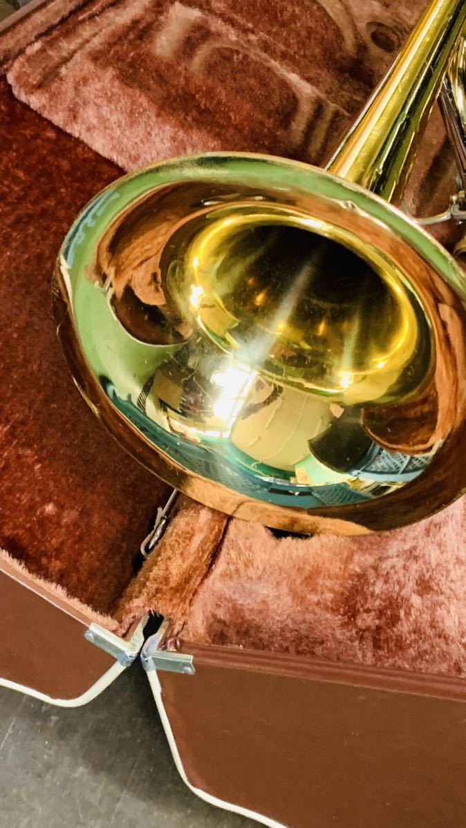 YBL-322 バストロンボーン ヤマハ YAMAHA 太菅 ゴールド仕上げ 希少