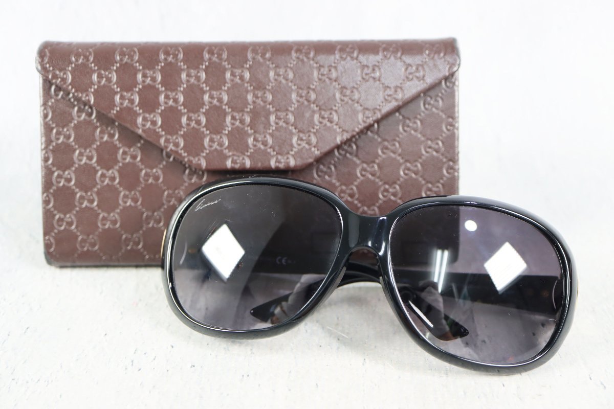 GUCCI グッチ GG 3621/F/S D28HD 61□15 115 ブラック サングラス