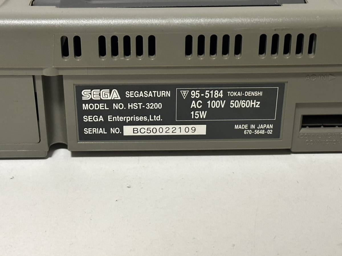 バックアップ電池交換済み】【セガサターン 本体 コントローラー 