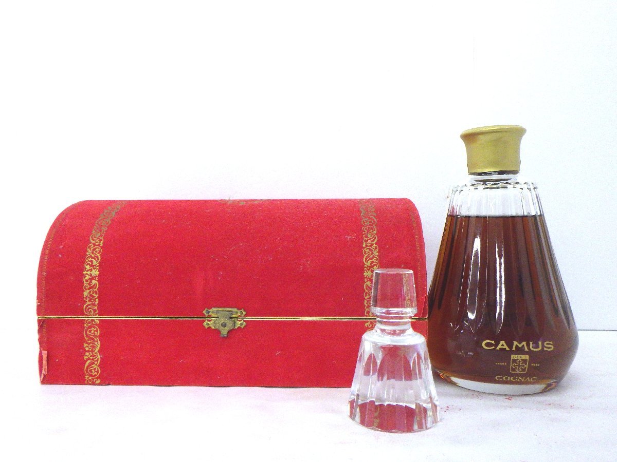 CAMUS カミュ ブランデー未開栓 カラフェ バカラクリスタルボトル 