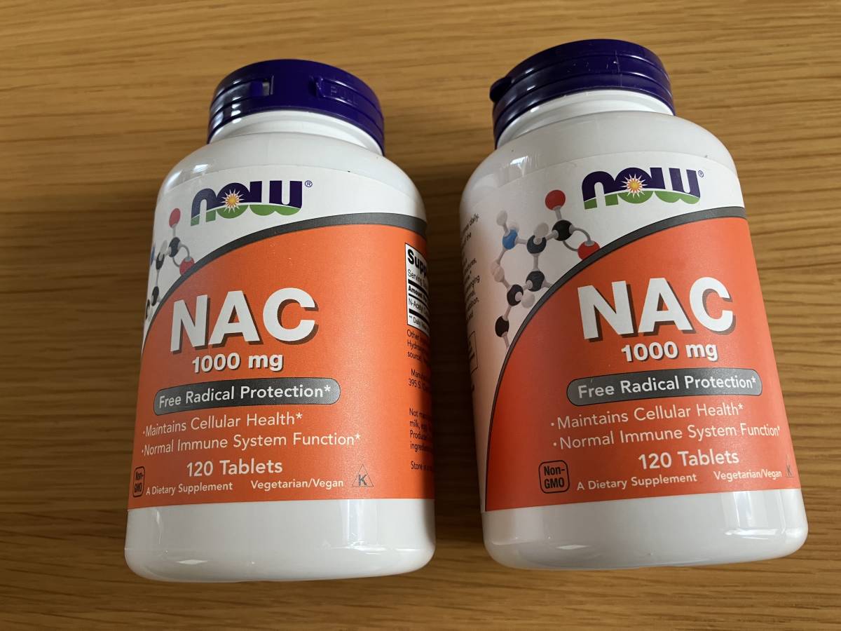 NAC サプリメント　1000mg 2つ