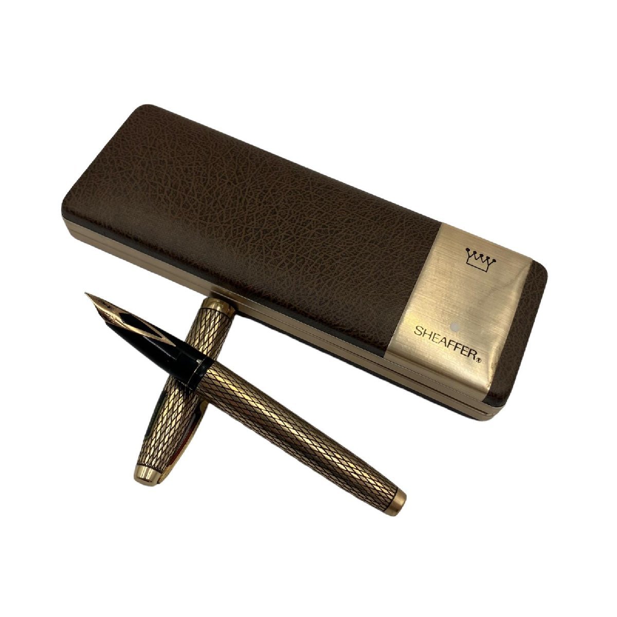 SHEAFFER シェーファー 万年筆 ゴールド ボディー14K GF ペン先