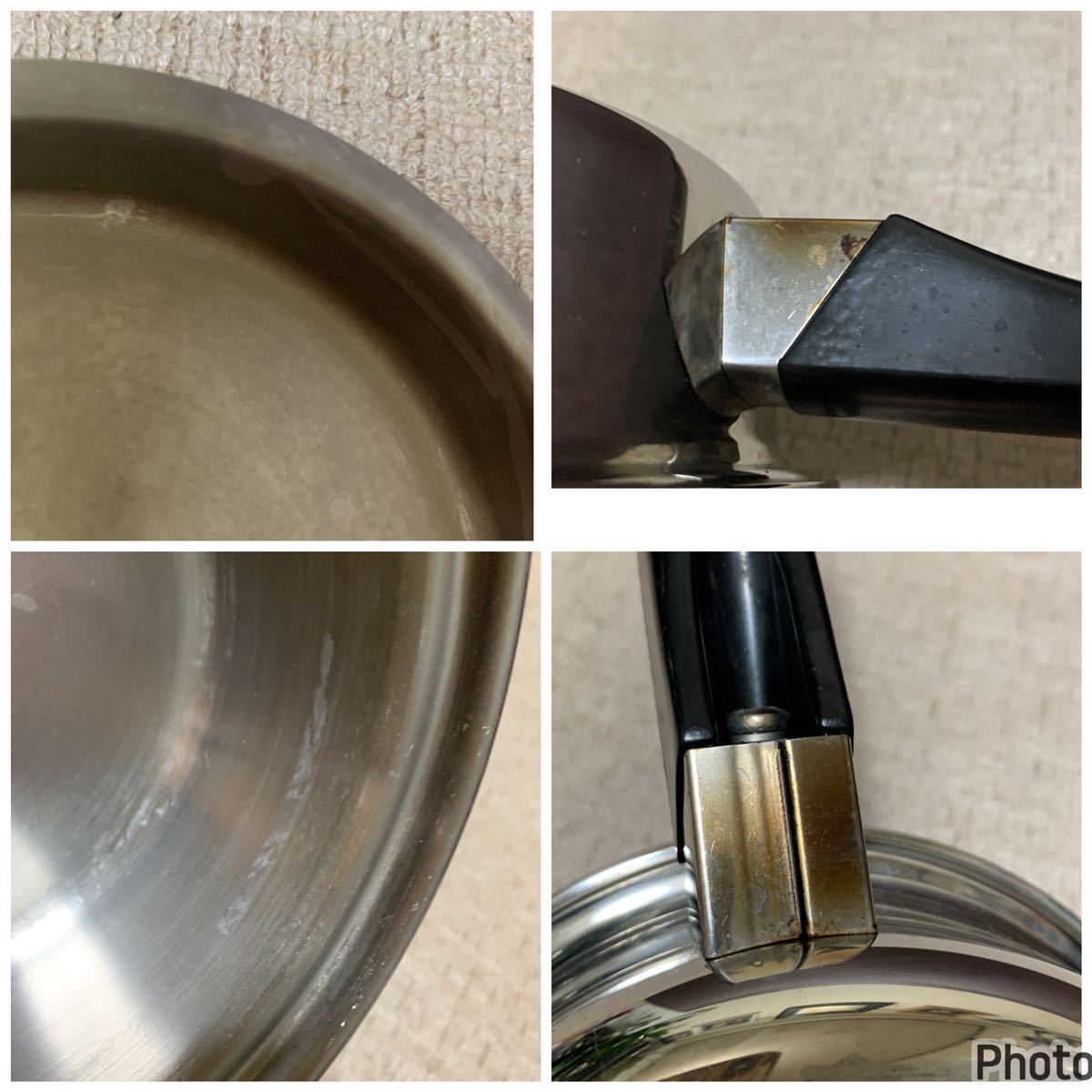 Amway QUEEN アムウェイ クィーン アメリカ製 片手鍋 3セット 