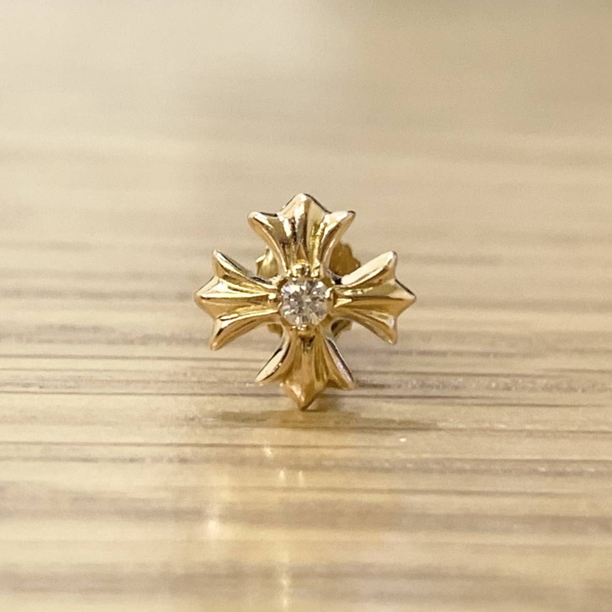 クロムハーツ CHROME HEARTS スタースタッド ピアス 片耳用