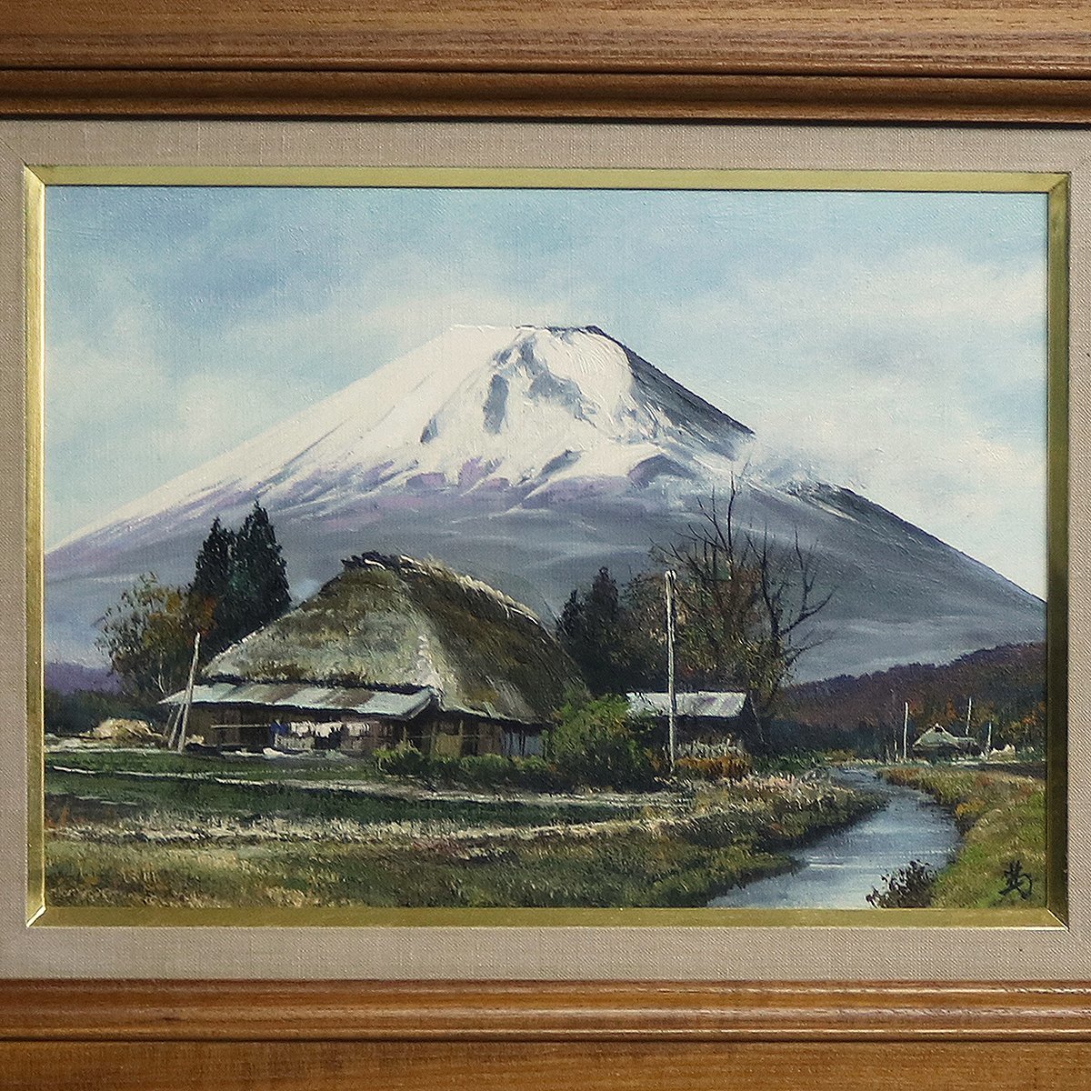 梅原龍三郎 絵画 油絵 油彩 肉筆 額縁 【公式通販】
