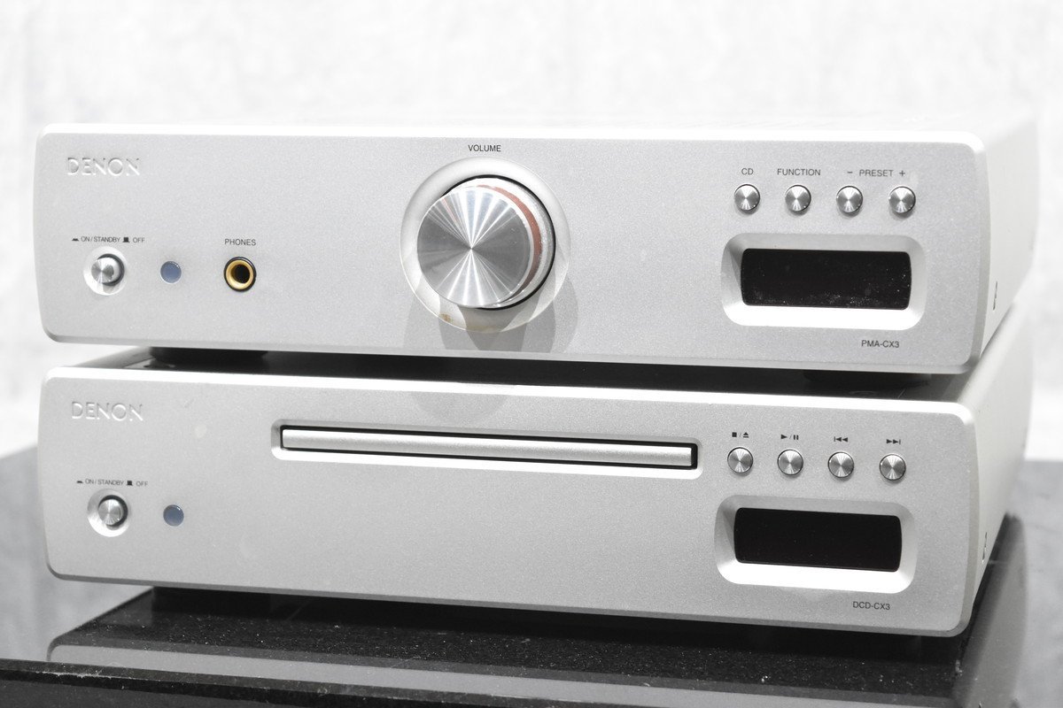 DENON デノン PMA-CX3 DCD-CX3 プリメインアンプ - アンプ PMA-CX3⁄DCD