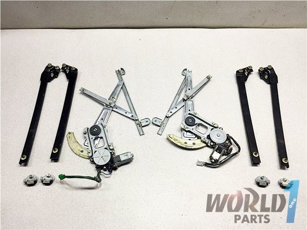 【実動車外し】BE5 レガシィ B4 RSK D型後期 純正 フロント パワーウインドウレギュレーター 左右セット 電装品 BE9 BEE SUBARU LEGACY