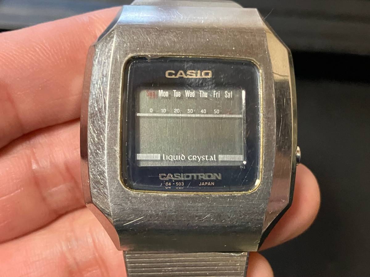 CASIO CASIOTRON 1970年代 初期カシオトロン 04-507 デジタル カシオ 