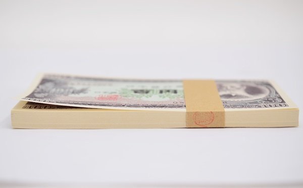 100枚 帯封 ピン札 札束 板垣退助 日本銀行券 百円札 B号 100円 国会