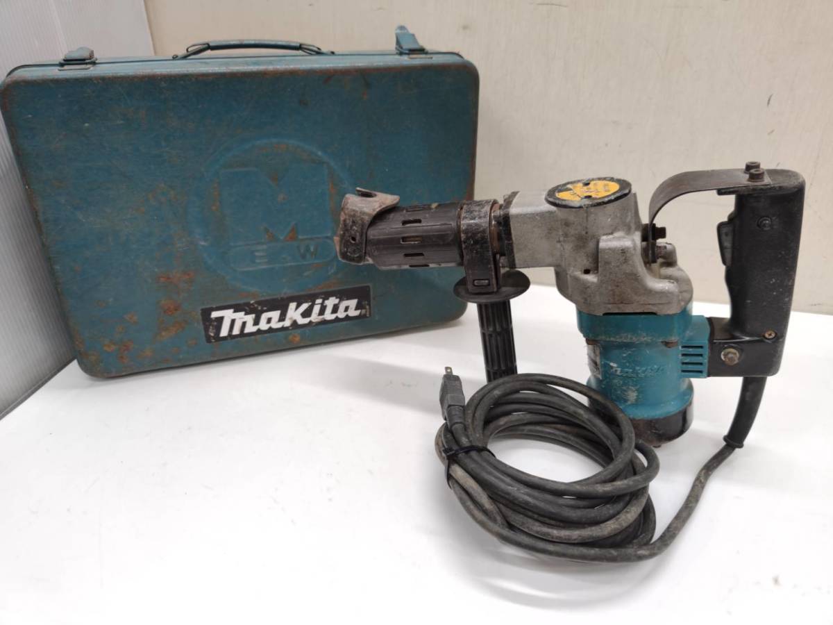送料無料g18741 makita マキタ コード式 電気 電動ハンマ HM0810 電動ハンマー 100V ケース付き 電動工具 大工道具 DIY