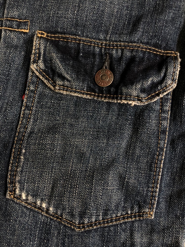 ◇リーバイス 70577-03 ダメージ加工 1st トラッカー シンチバック G