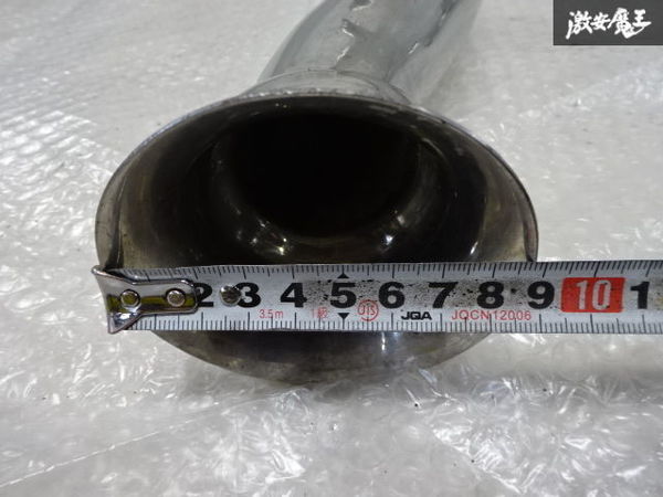 社外 ZVW30 30 プリウス ステンレス 左右出し マフラー リアピース