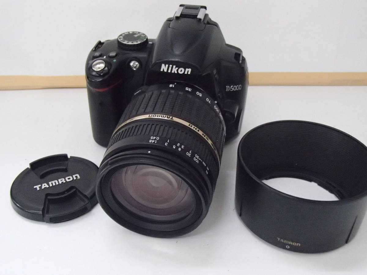 53098【中古品】Nikon D5000 レンズ TAMRON 18-200mm デジタル一眼レフ 