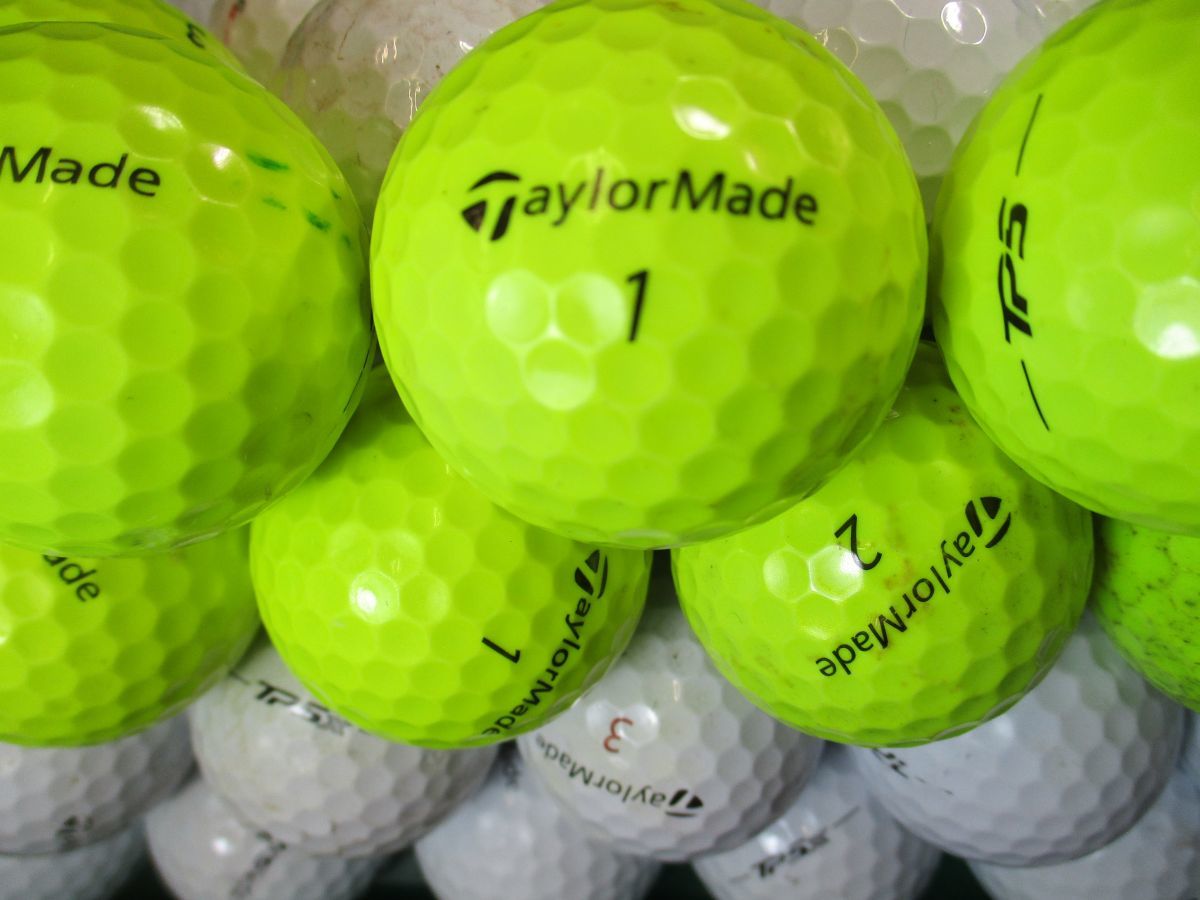 1597【お徳用◎】テーラーメイド Taylor Made TP5/TP5X [イエロー/ホワイト] 50個