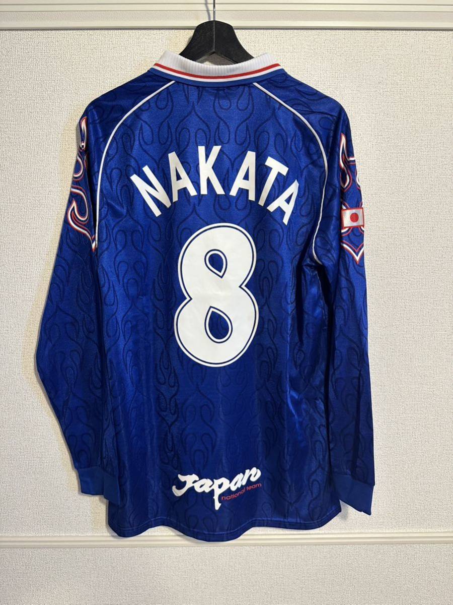 1998 日本代表 NAKATA 長袖 ユニフォーム 中田英寿 1998年 日本代表