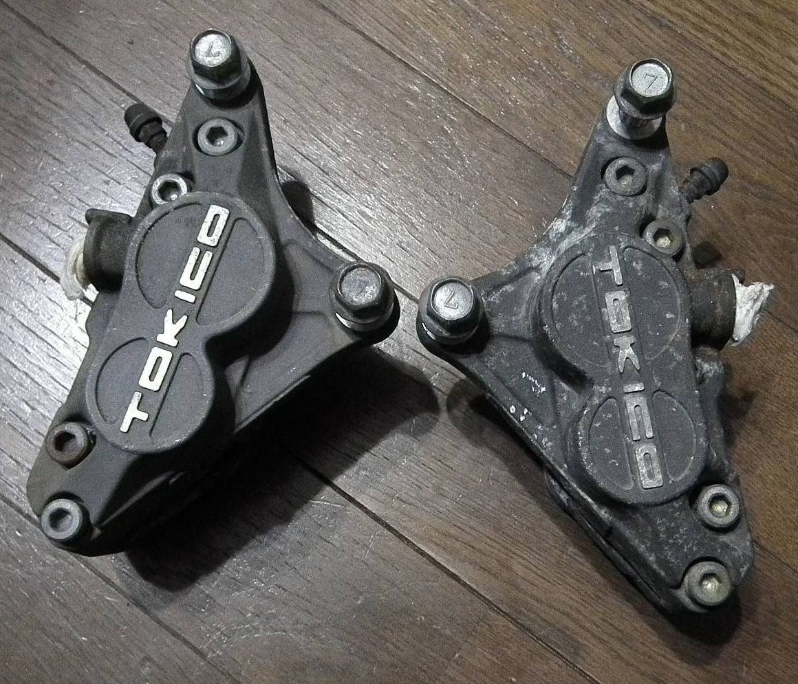 低価，限定SALE スズキGSX400S RGV250&gamma; BANDIT400など用フロントブレーキキャリパーASSY左右(キャリパー)｜売買されたオークション情報、yahooの商品情報をアーカイブ公開 - オークファン スズキ用