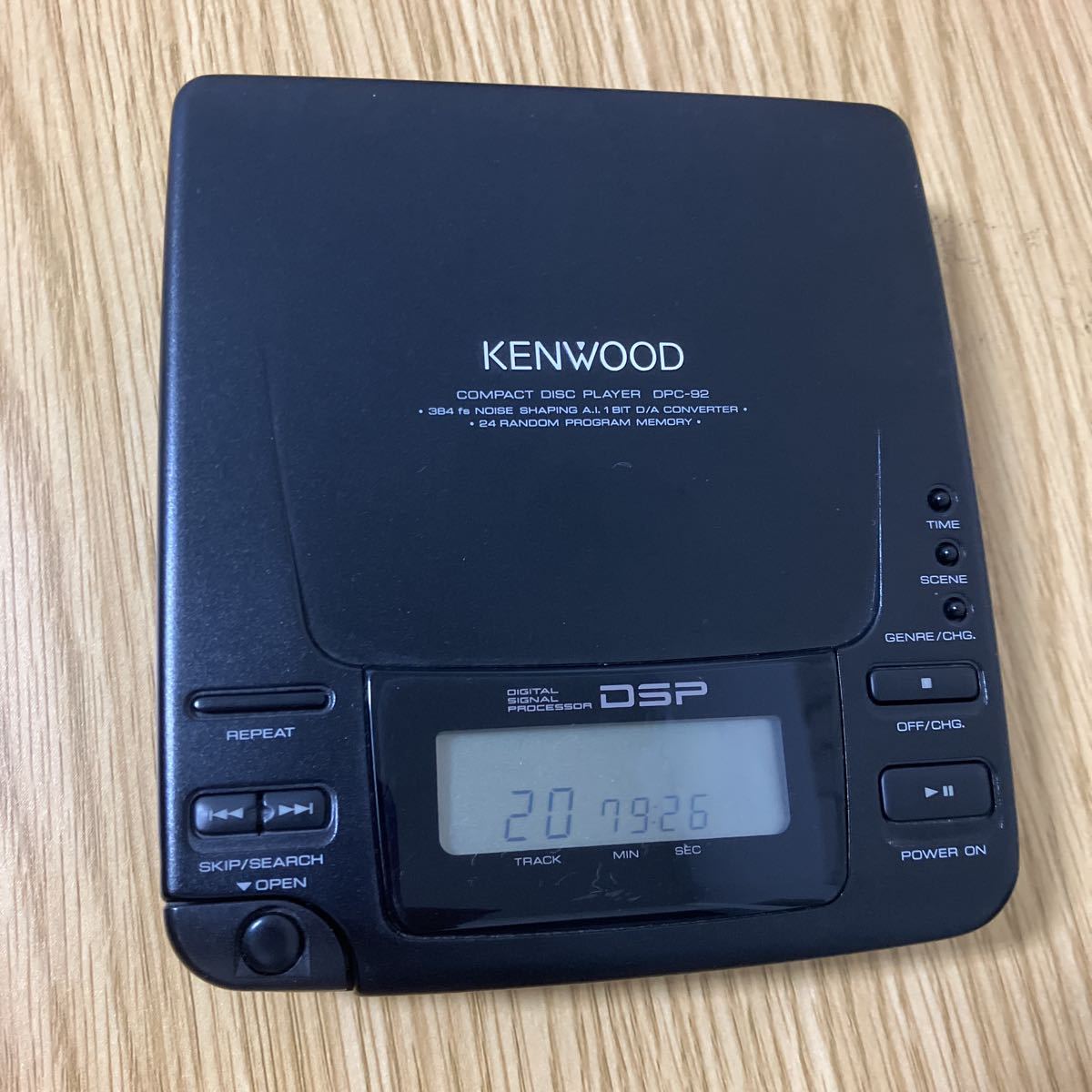KENWOOD ポータブルCDプレーヤー DPC-92 簡易動作 現状品 DPC-92