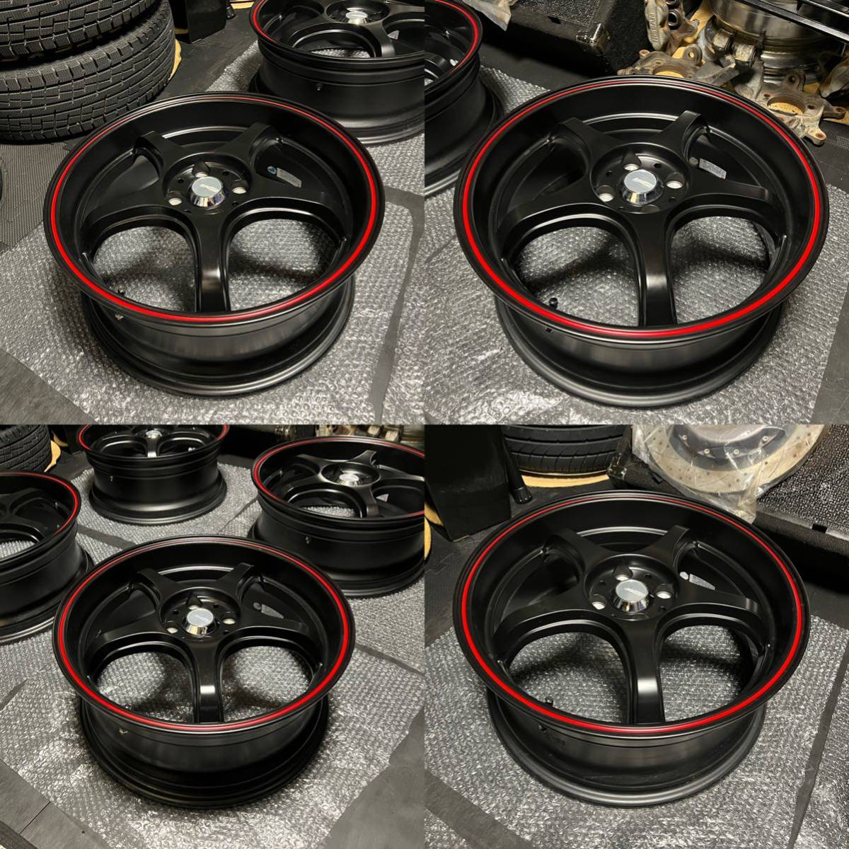 美品 5ZIGEN プロレーサー PRORACER FN01R-Cα 17インチ 7J+45 PCD100 4 