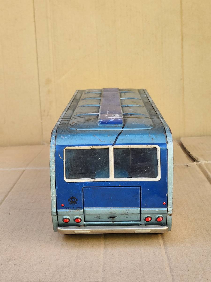 41 昭和レトロ 浅草玩具 マツダライトバス ブリキおもちゃ(自動車