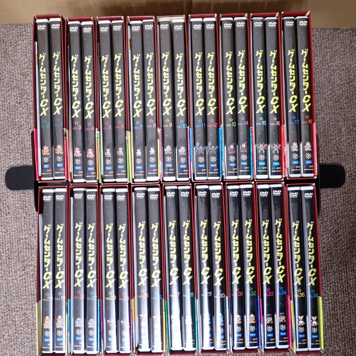 ゲームセンターCX】DVD-BOX 1～18 vol.1～vol.36 帯付き 【公式通販】