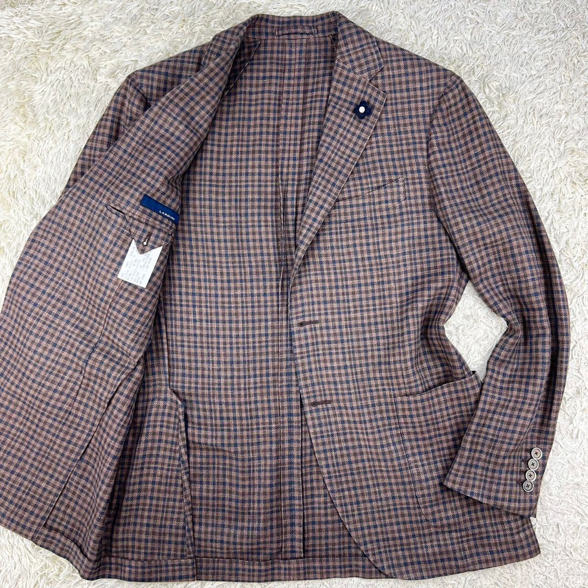超希少XL!!!ラルディーニ 『紳士の嗜み』LARDINI テーラードジャケット