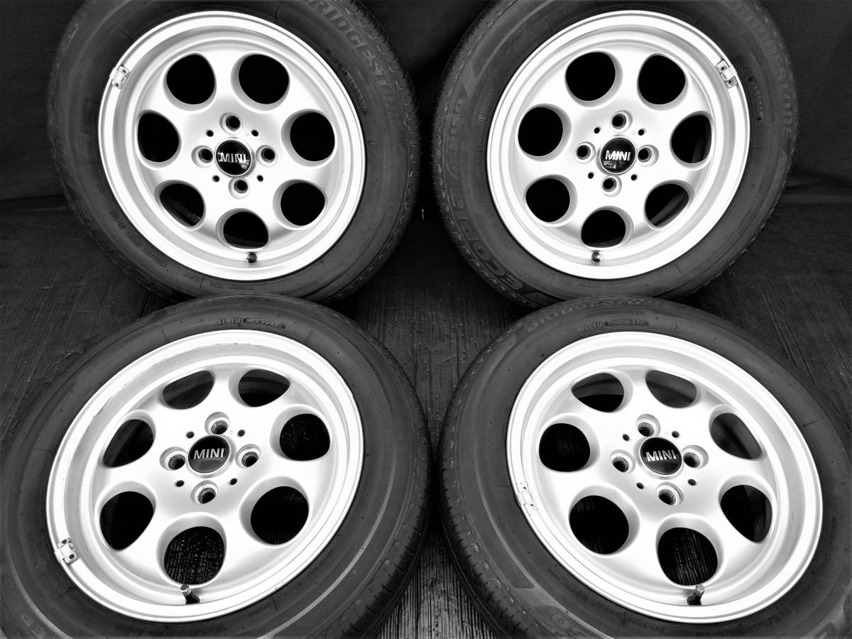 ☆極上品!! BMW MINI 純正アルミホイール+極上国産タイヤ 175/65R15 4