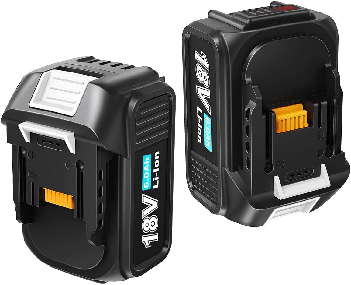 【Abeden】マキタ 互換バッテリー/BL1860B・2個セット/18v 6A.h/LED残量表示付き