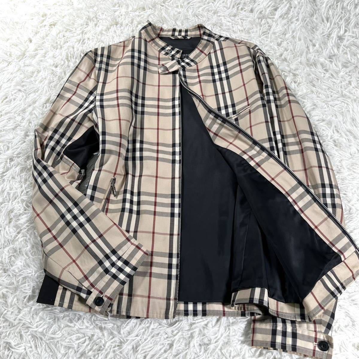 BURBERRY バーバリー デニム ジャケット ノバチェック ジップアップ 
