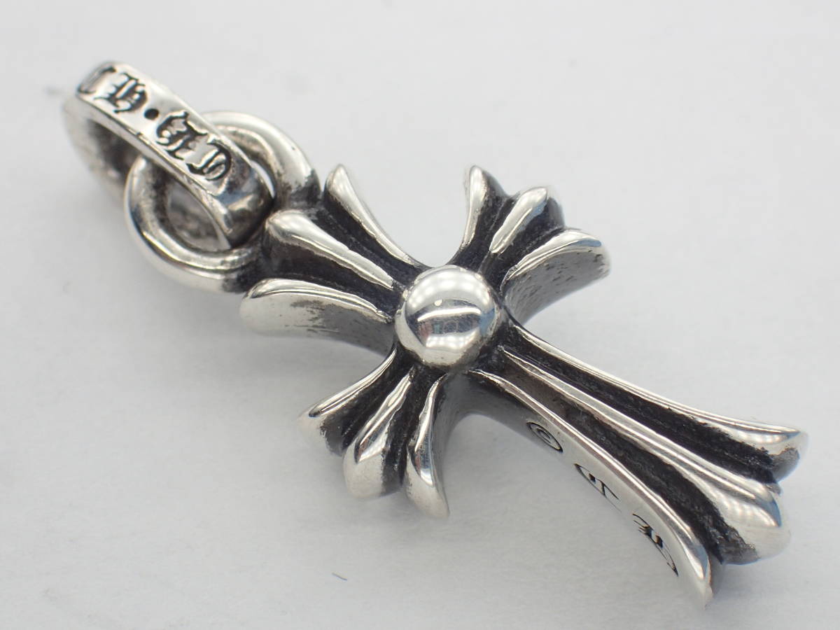 正規品CHROME HEARTS ★ベビーファットクロスペンダントトップ　3.1㌘