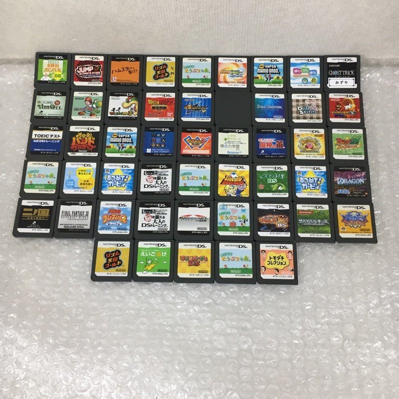 230303SK750052 【ジャンク品】任天堂 Nintendo ニンテンドー DS ソフト 大量 200本 セット まとめ売り