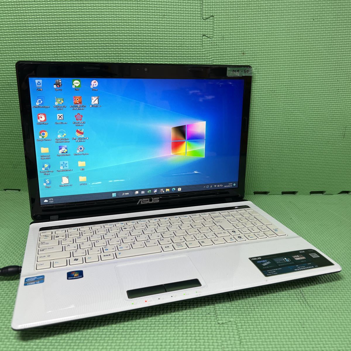 M4-67】Windows11/新品SSD240GB【ASUS K53E】Core i5/メモリ4GB