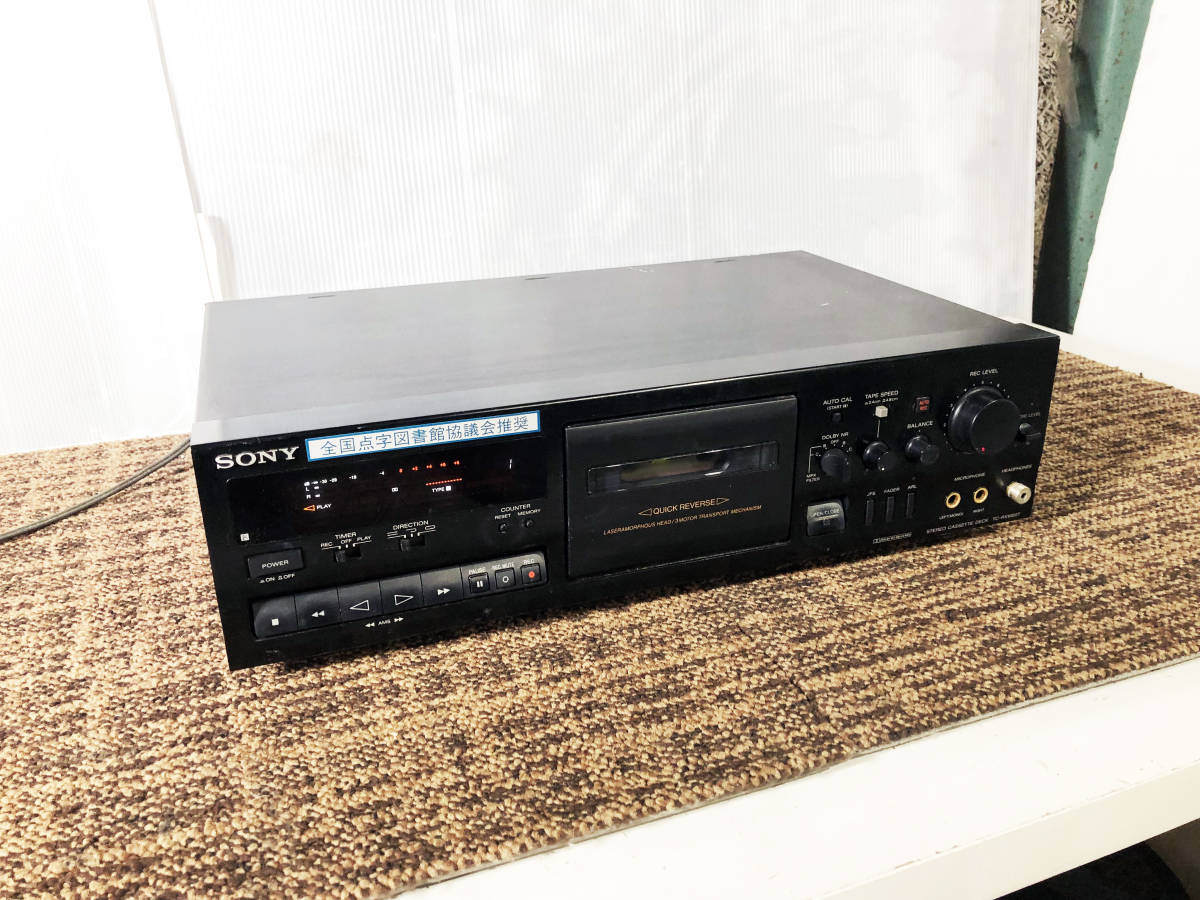 ☆ジャンク扱い品 中古☆SONY TC-RX1000T カセットデッキ CASSETTE