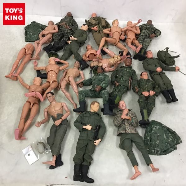1円～ 訳あり ジャンク ミリタリーフィギュア 米国陸軍 太平洋戦争仕様