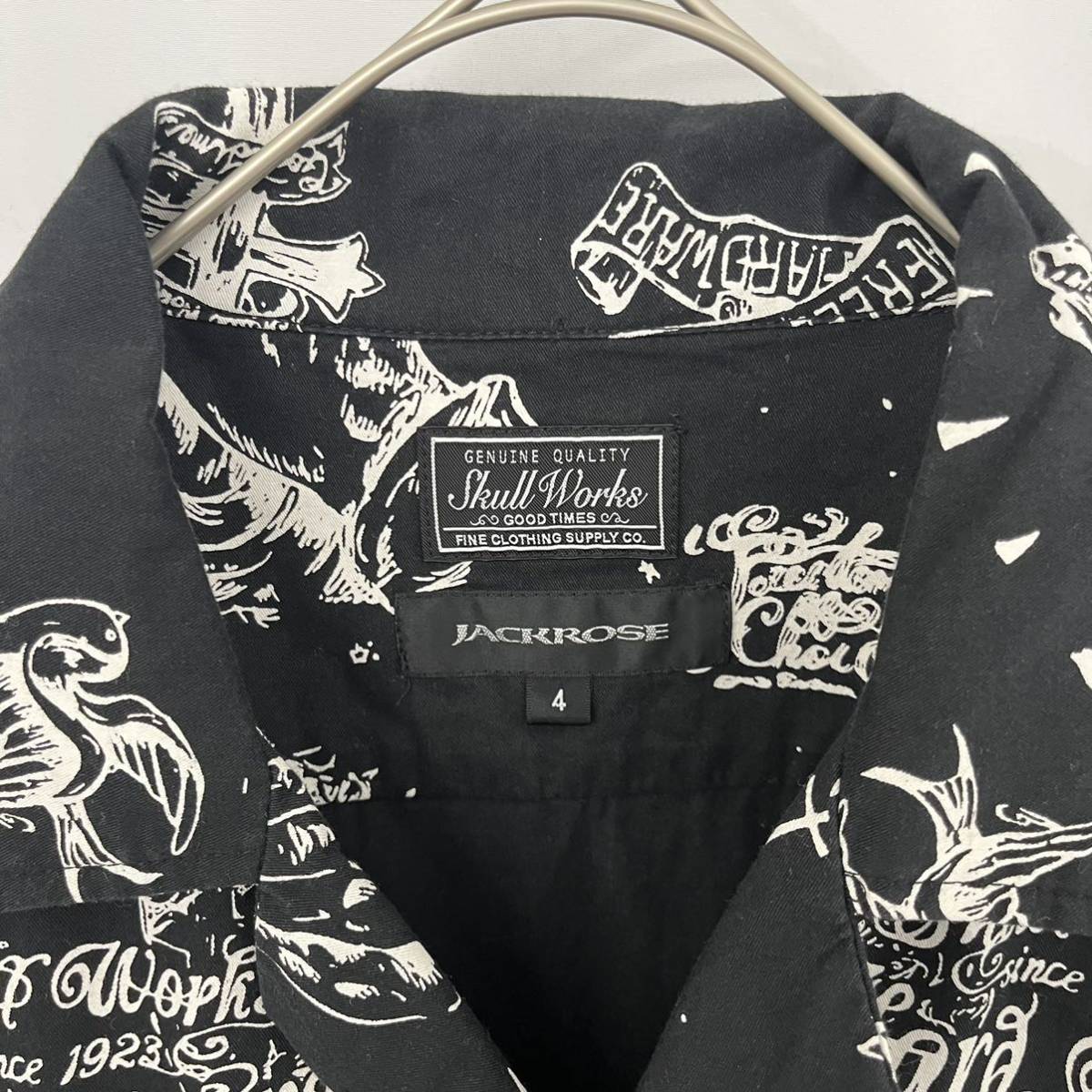 JACKROSE ジャックローズ Skull Works スカルワークス コラボ 総柄 