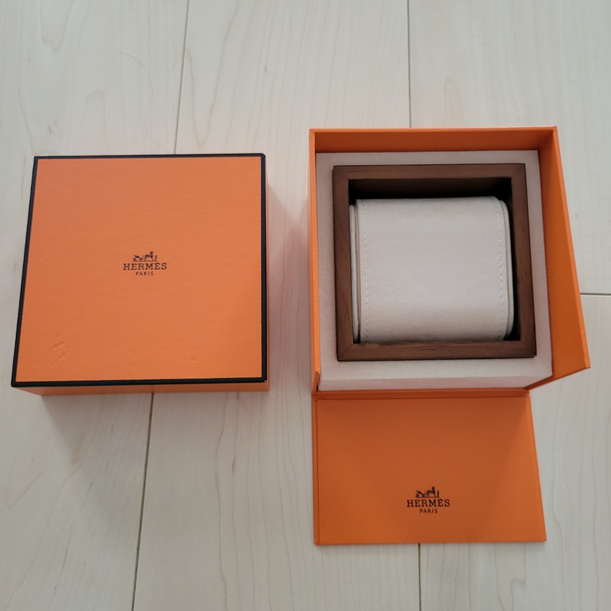 HERMES HERMES エルメス 時計 BOX ケース 箱 腕時計専用オレンジBOX