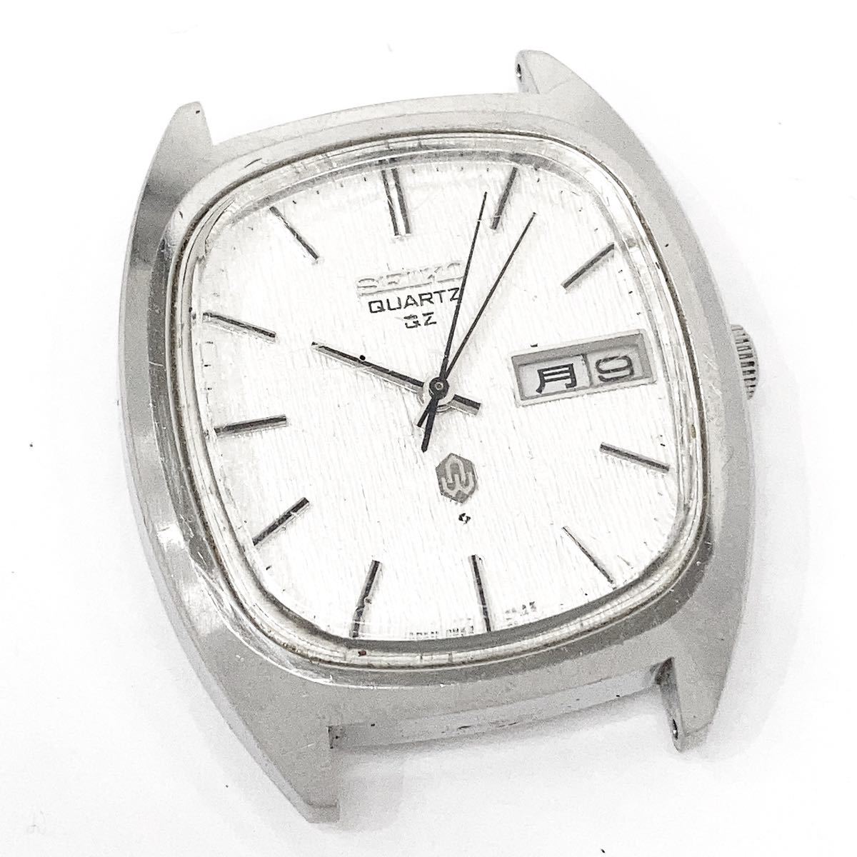 SEIKO セイコー QZ 0923-5010 クオーツ シルバー文字盤 デイデイト