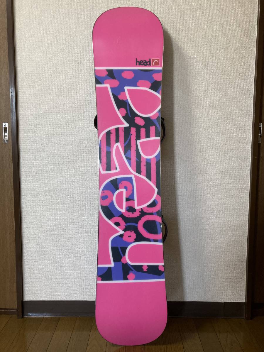 HEAD FLAIR ROCKA 約138cm スノーボード ピンク×ブラック
